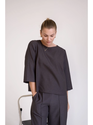 Grafitowa bluzka Platino